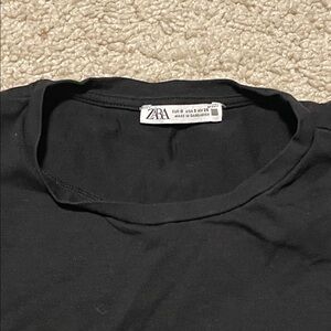 Zara Men's Classic Black Tee